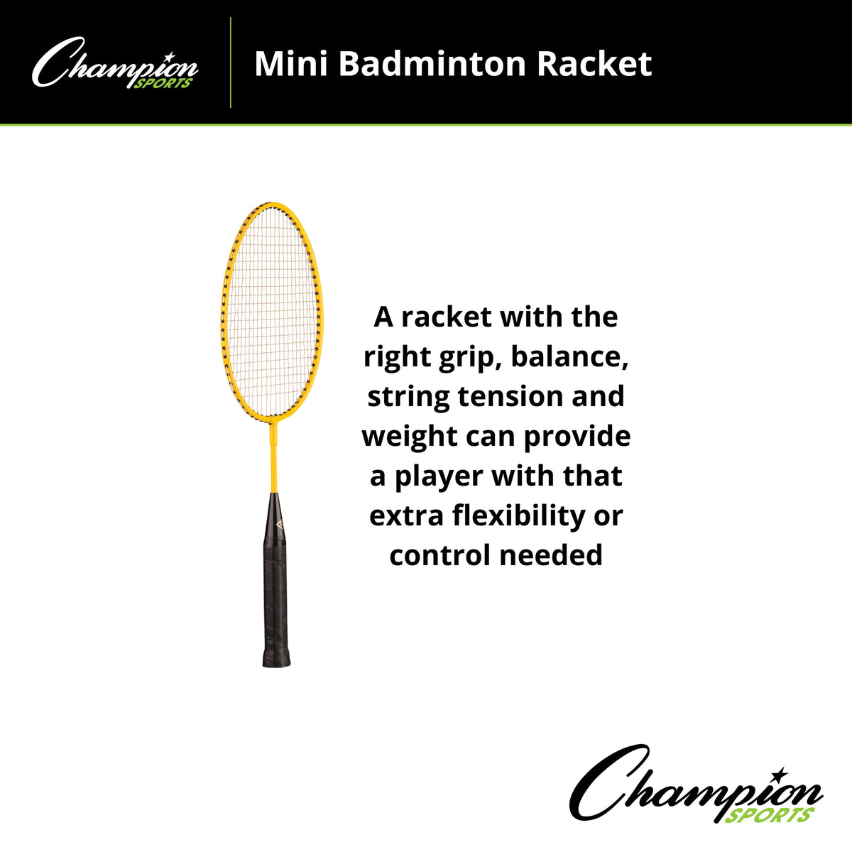 Champion Sports Mini 20" Badminton Racket