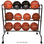 Champion Sports 12-Ball Powder-Coated Cart