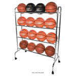 Champion Sports 16-Ball Powder-Coated Cart