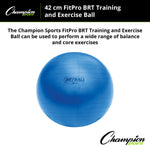 Champion Sports FitPro BRT Training & Exercise Ball - 65 cm