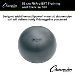 Champion Sports FitPro BRT Training & Exercise Ball - 65 cm