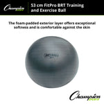 Champion Sports FitPro BRT Training & Exercise Ball - 65 cm