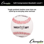 Champion Sports Soft Compression Baseballs - Dozen