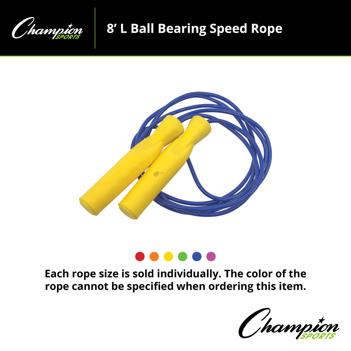 Champion Sports Ball Bearing Speed Rope