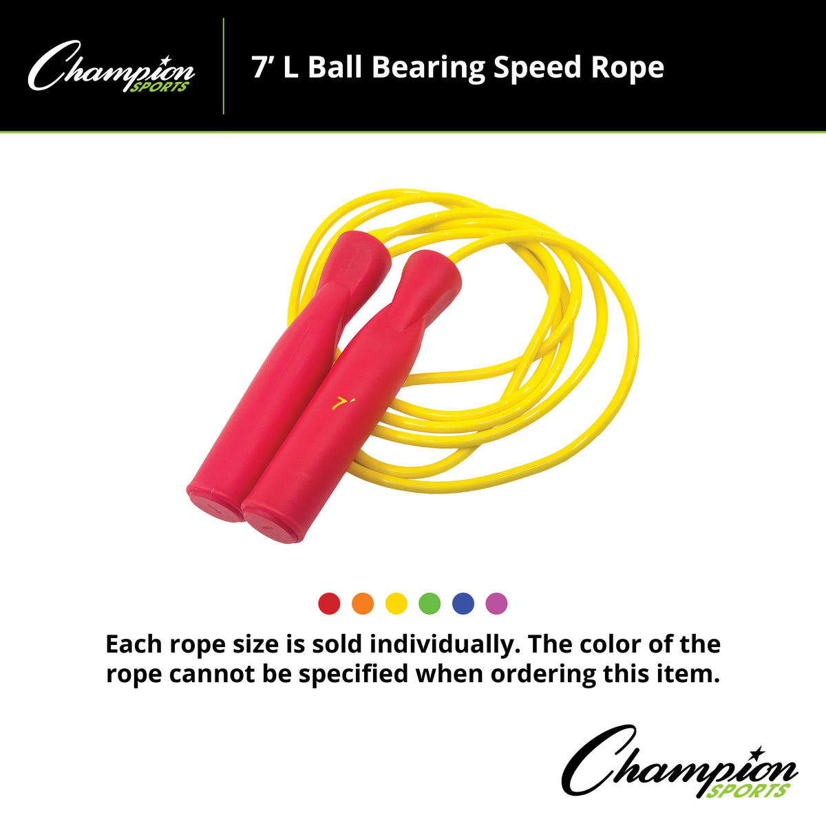 Champion Sports Ball Bearing Speed Rope