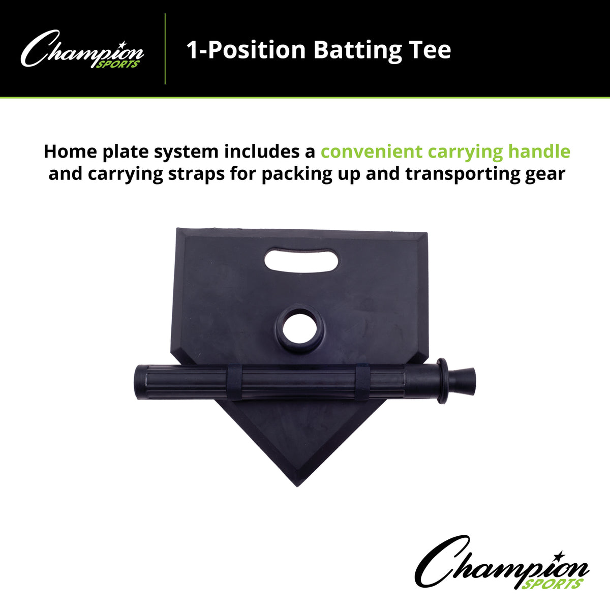 Champion Sports 1-Position Batting Tee