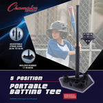 Champion Sports 5-Position Batting Tee