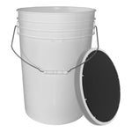 Champion Sports 6 Gallon Ball Bucket - White