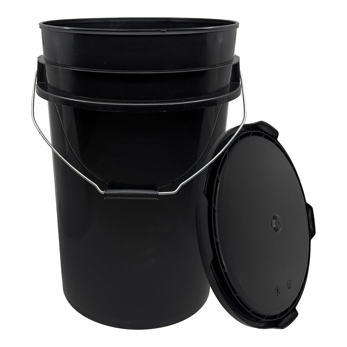Champion Sports 6 Gallon Ball Bucket - Black
