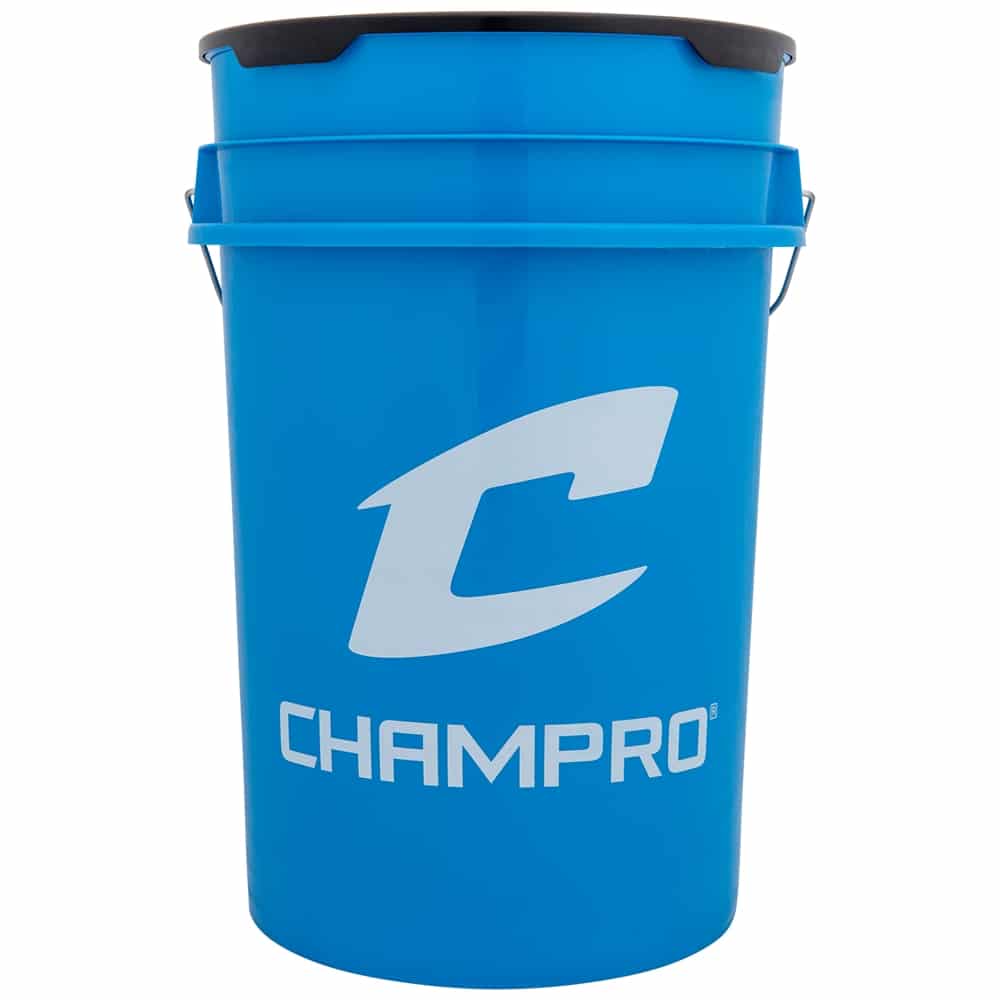 Champro Optic Blue Bucket w/Lid; 6 Gallon