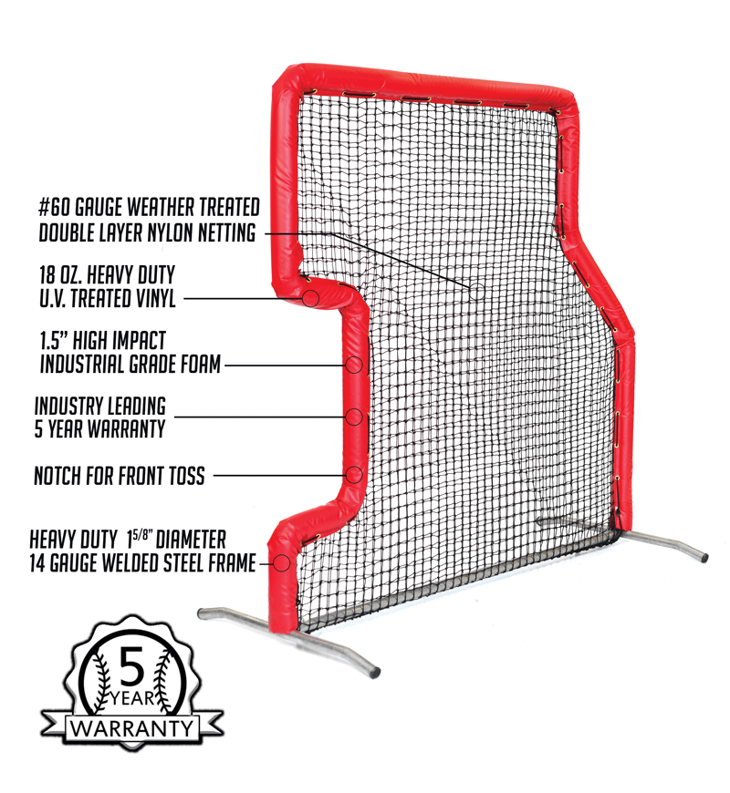 Better Baseball Bullet L Screen Combo w/ Overhead — Standard, No Pad Kit (variant fix)