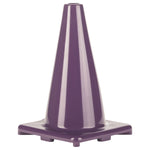 Champion Sports 12"H High-Visibility Flexible Vinyl Cone - Purple
