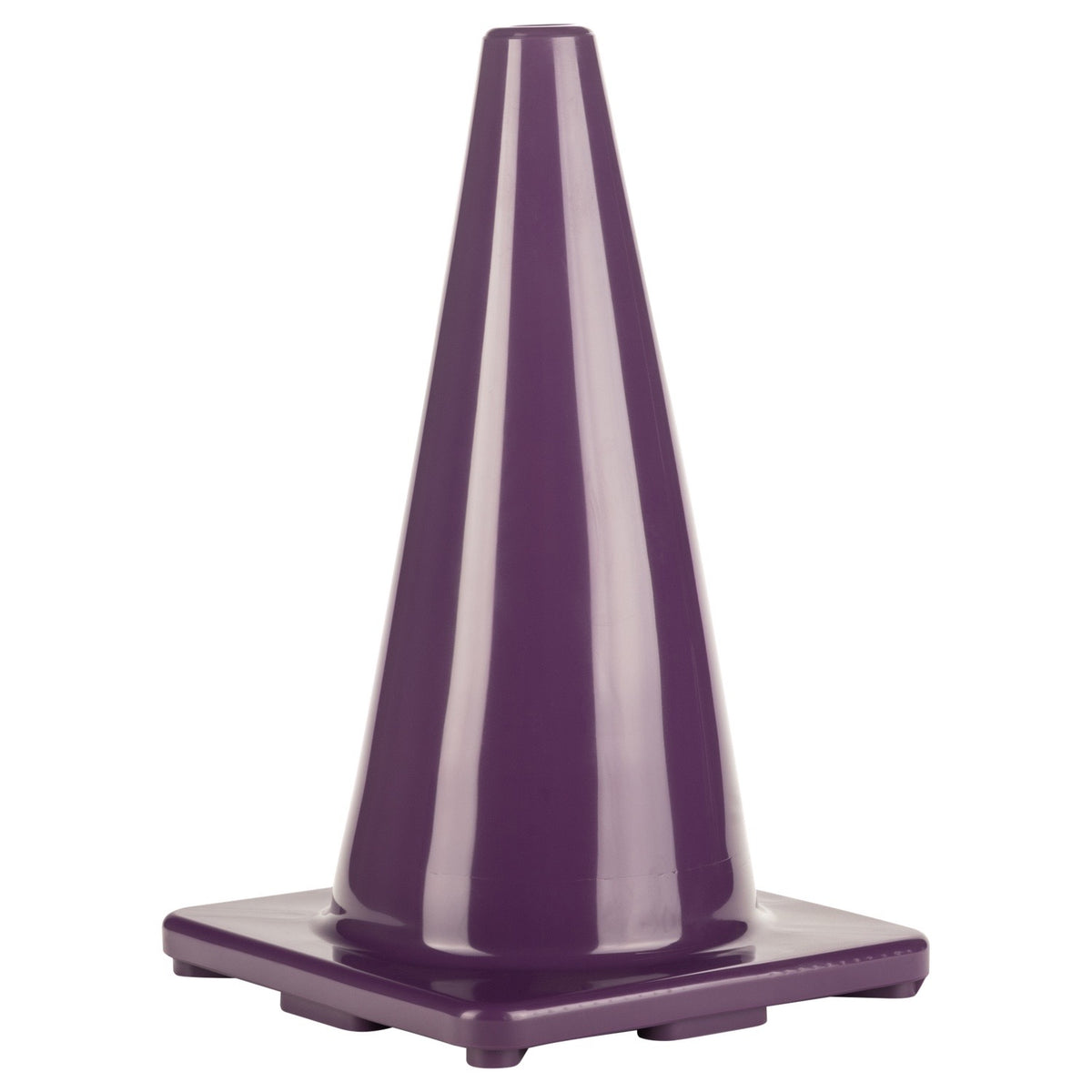 Champion Sports 18" High-Visibility Flexible Vinyl Cone - Purple