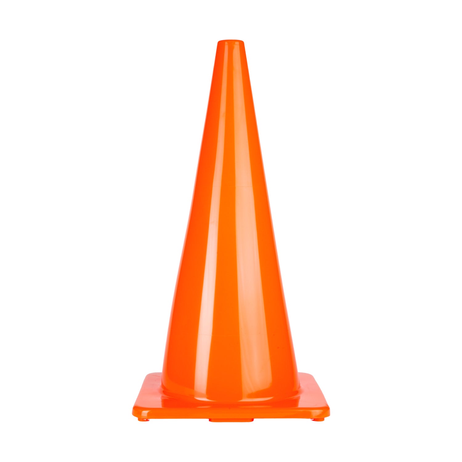 Champion Sports 28" High-Visibility Flexible Vinyl Cone