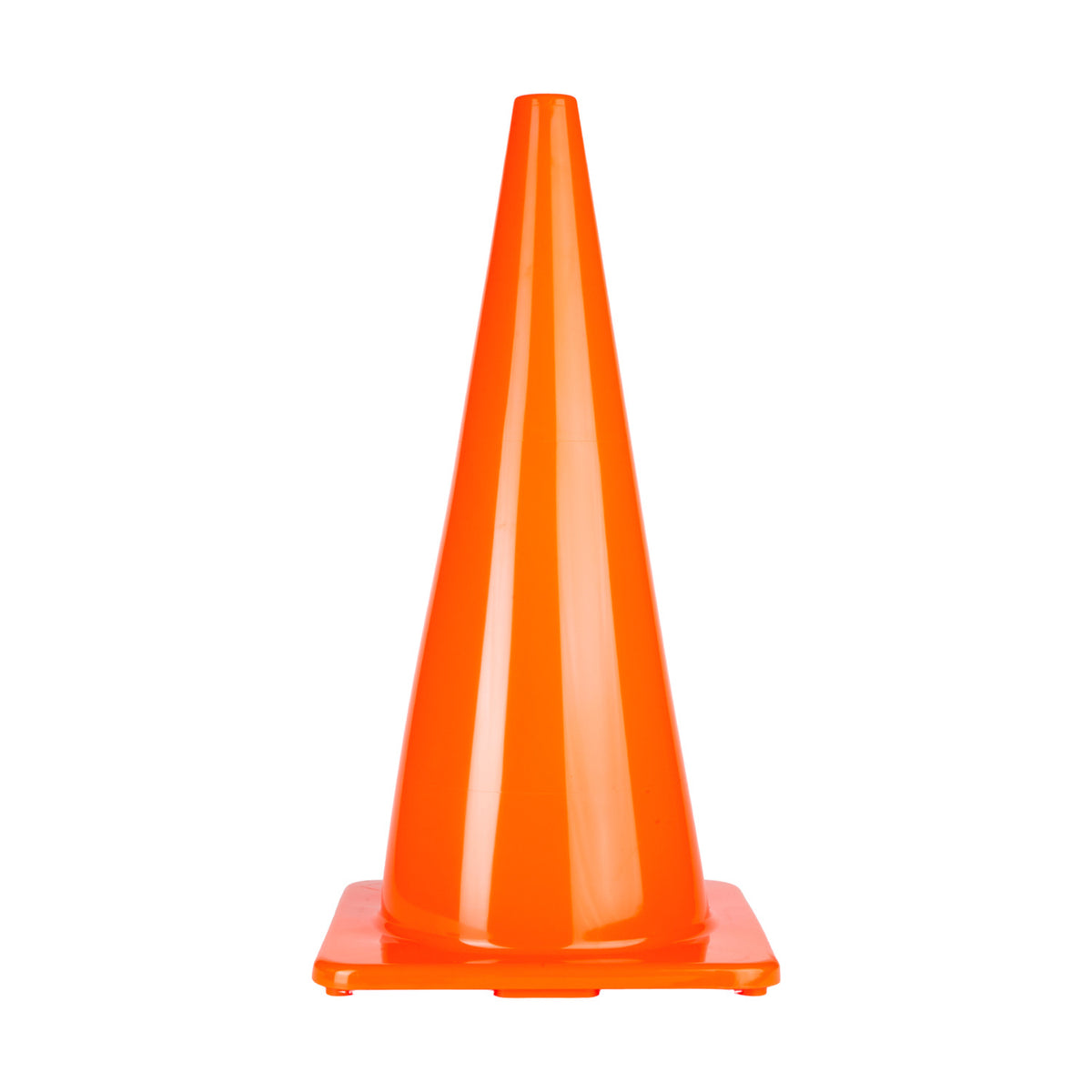 Champion Sports 28" High-Visibility Flexible Vinyl Cone