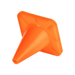 Champion Sports 4"H High-Visibility Flexible Vinyl Cone