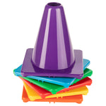 Champion Sports 6" High-Visibility Flexible Vinyl Cone