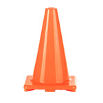 Champion Sports 9"H High-Visibility Flexible Vinyl Cone