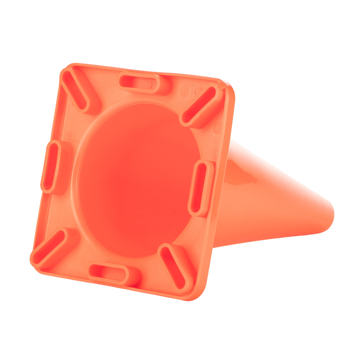 Champion Sports 9"H High-Visibility Flexible Vinyl Cone