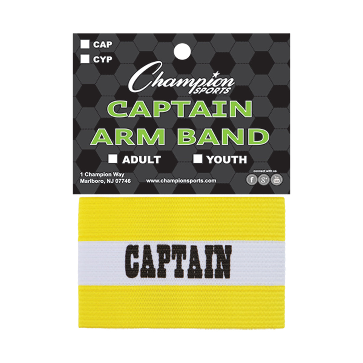 Champion Sports Adult Captain Armband