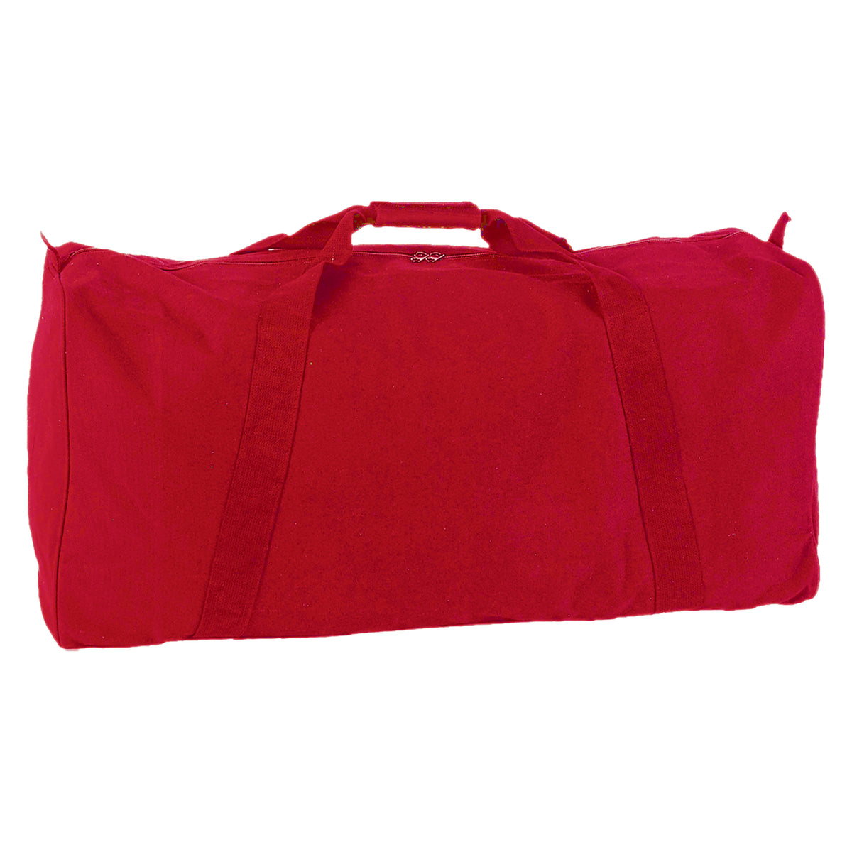 Champion Sports Zippered Canvas Duffel Bag - Black