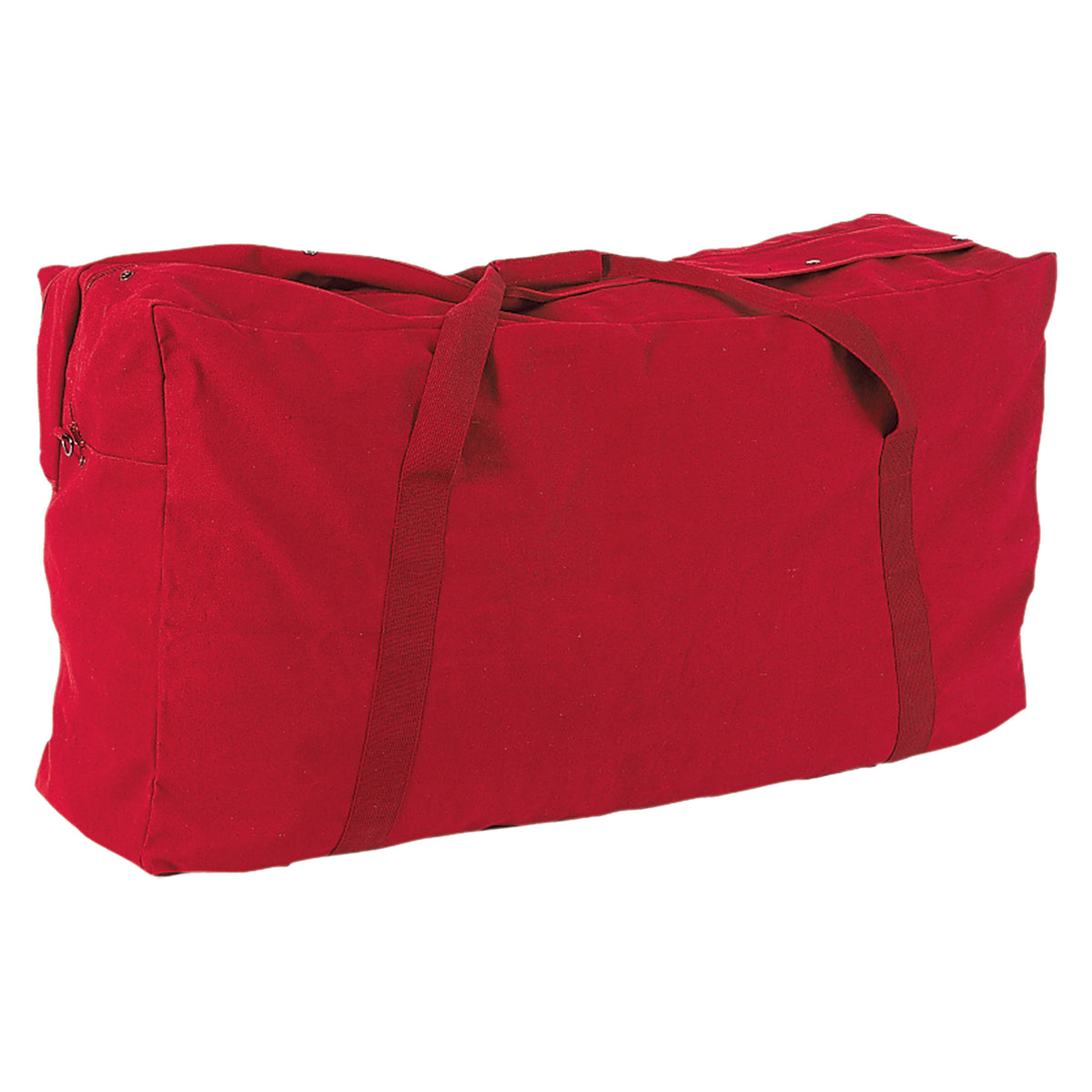 Champion Sports Zippered Canvas Duffel Bag - Black