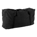 Champion Sports Zippered Canvas Duffel Bag - Black - 42"L x 13"W x 16"H