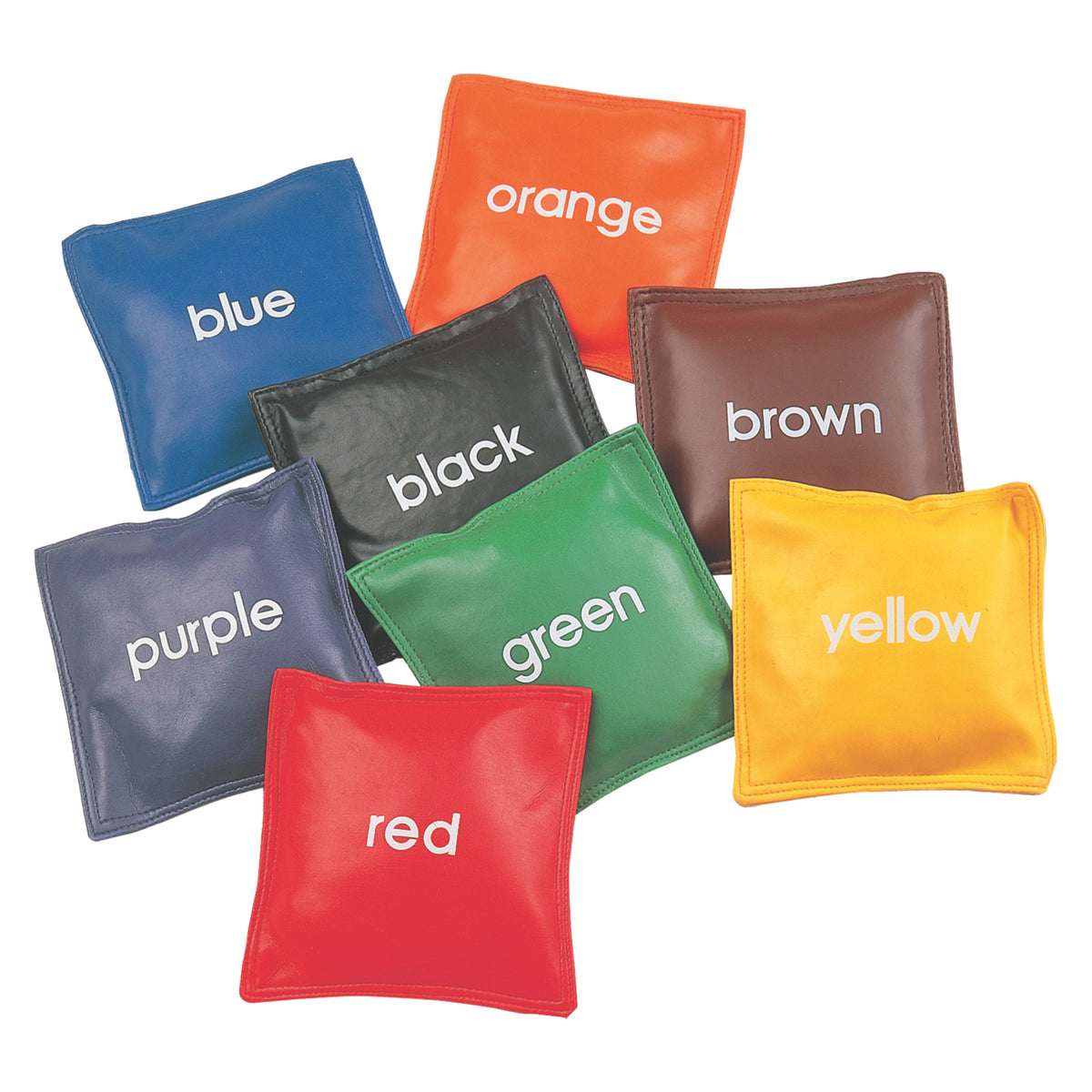 Champion Sports Color Labeled Bean Bag Set - Set of 8