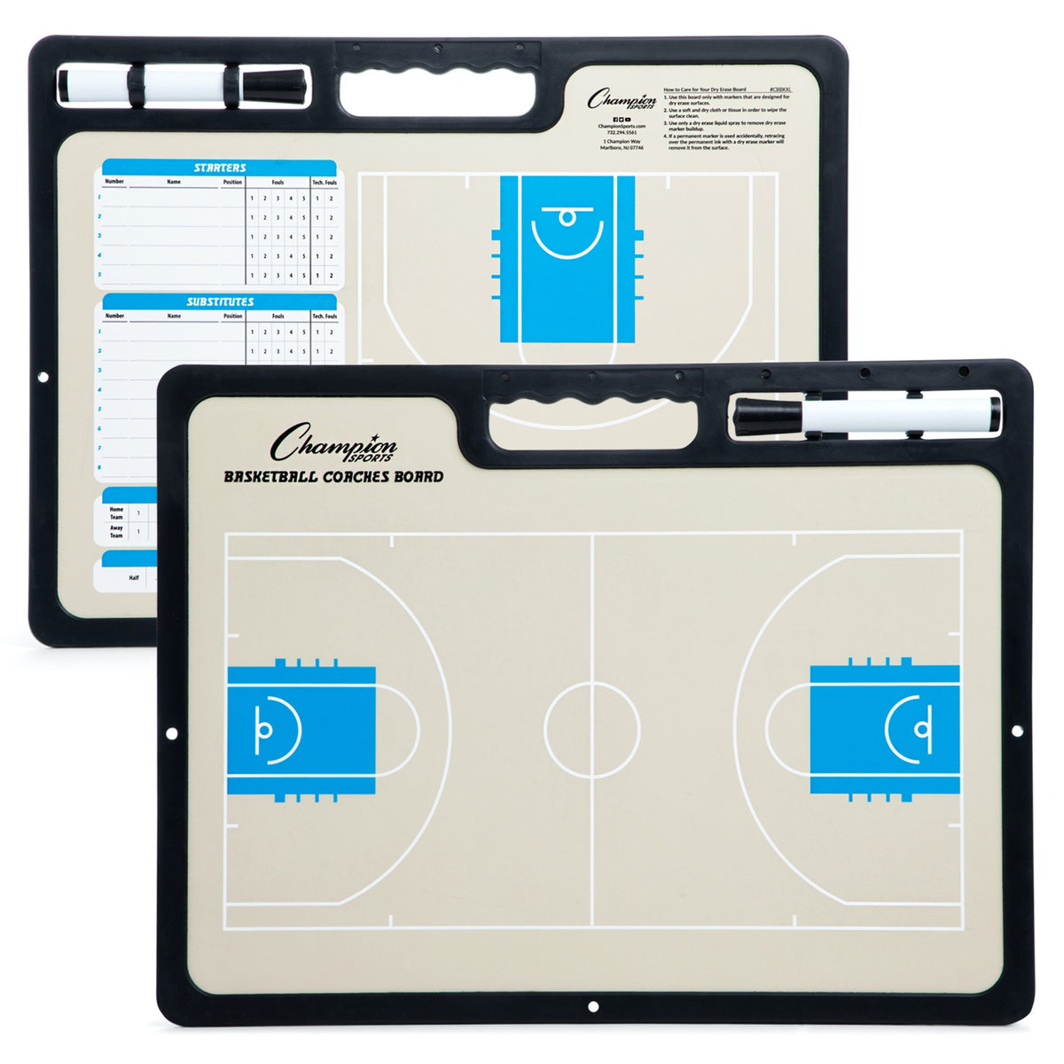 Champion Sports Extra-Large Coaches Board - Basketball