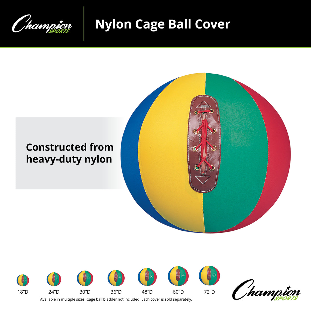 Champion Sports Nylon Cage Ball Cover