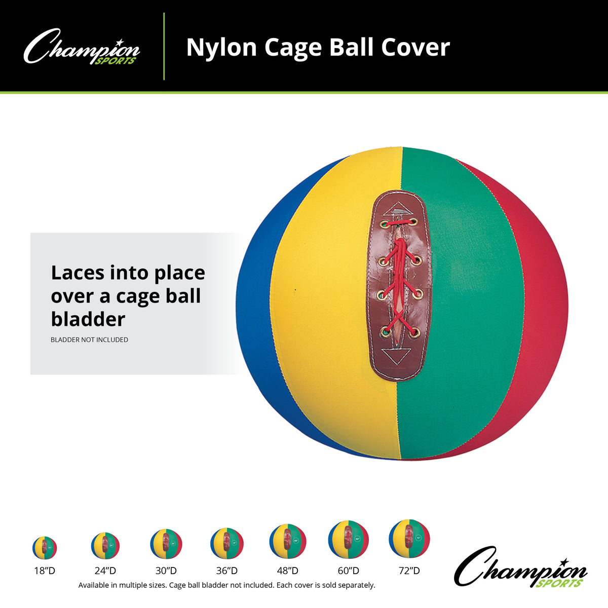 Champion Sports Nylon Cage Ball Cover