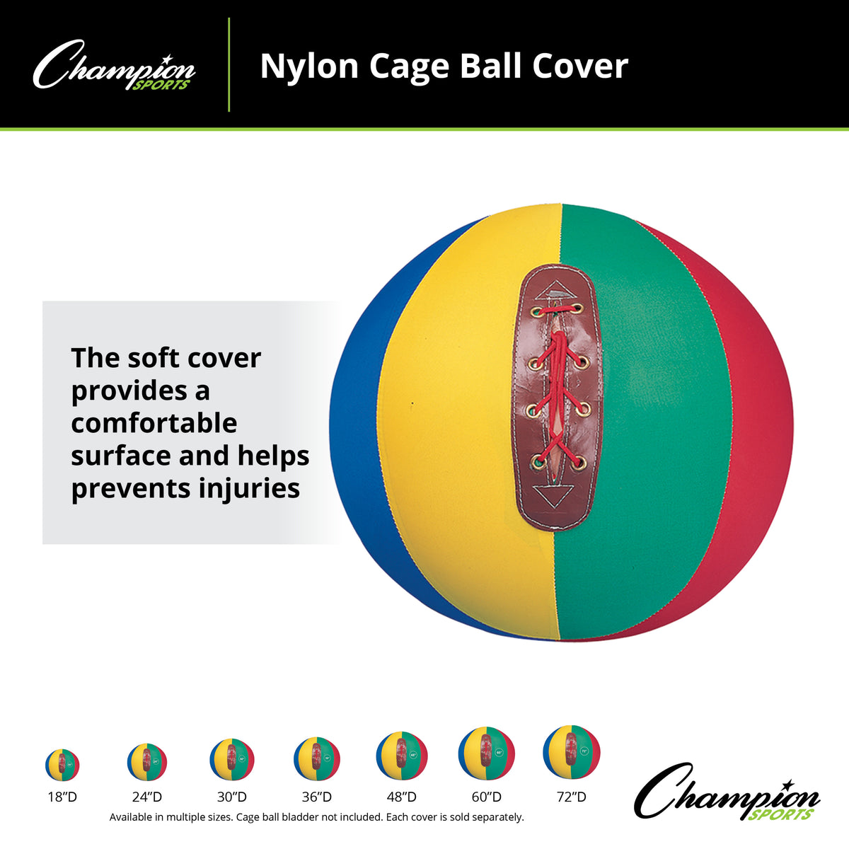 Champion Sports Nylon Cage Ball Cover