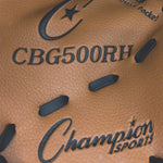 Champion Sports CBG500 10.5" Synthetic Leather Fielder's Glove - Right-Hand Throw