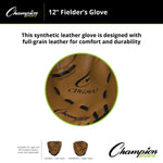 Champion Sports CBG800 12" Synthetic Leather Fielder's Glove