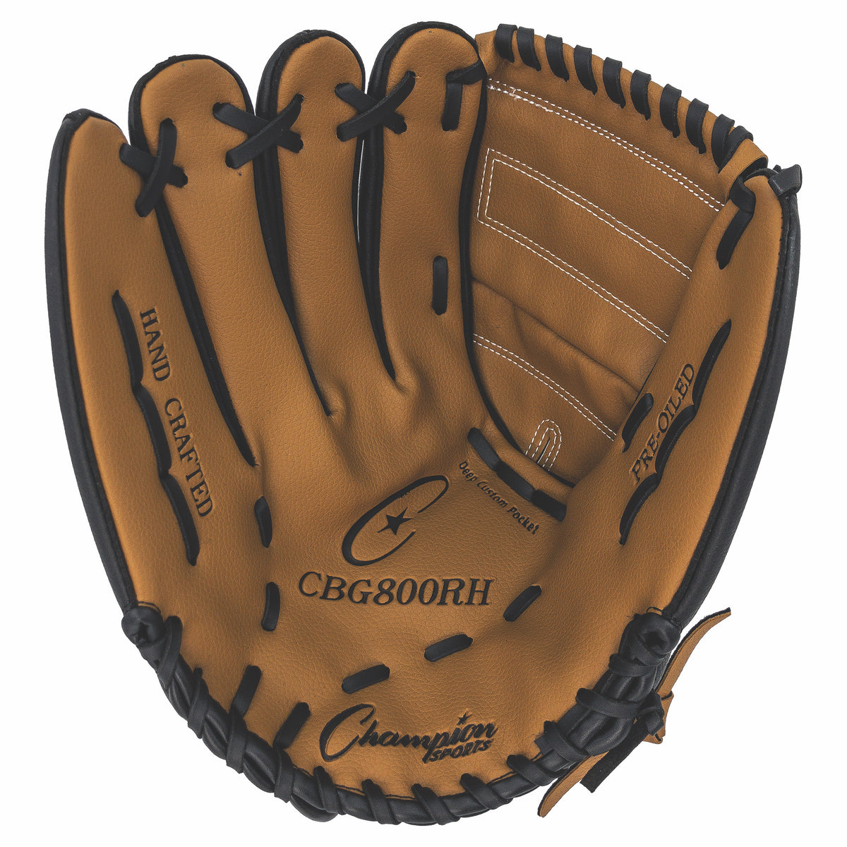 Champion Sports CBG800 12" Synthetic Leather Fielder's Glove - Left-Hand Throw