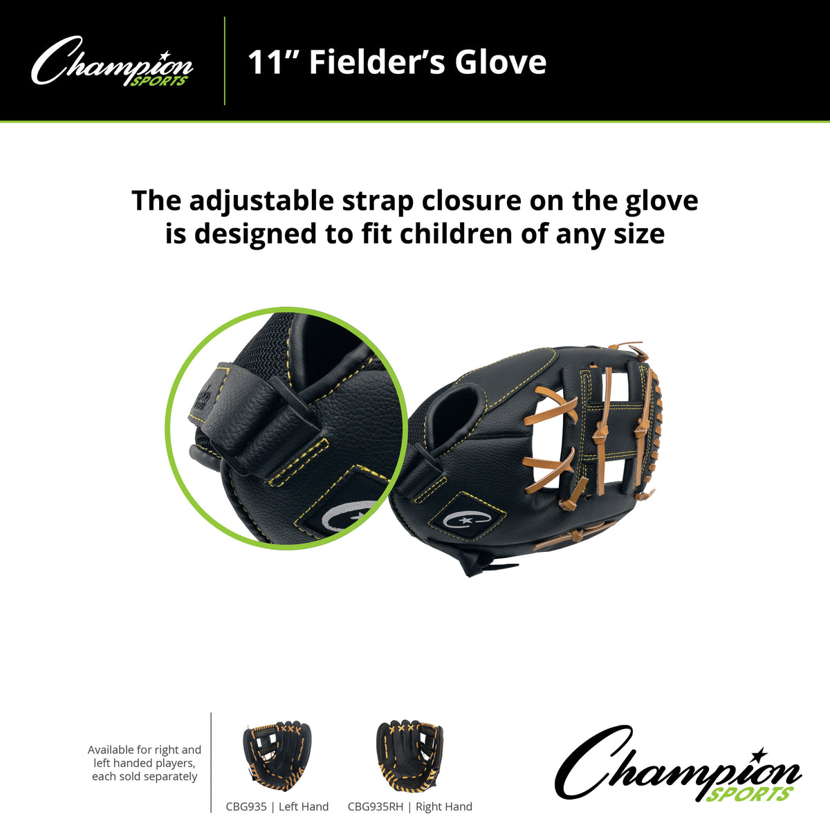 Champion Sports Physical Education Fielder's Glove