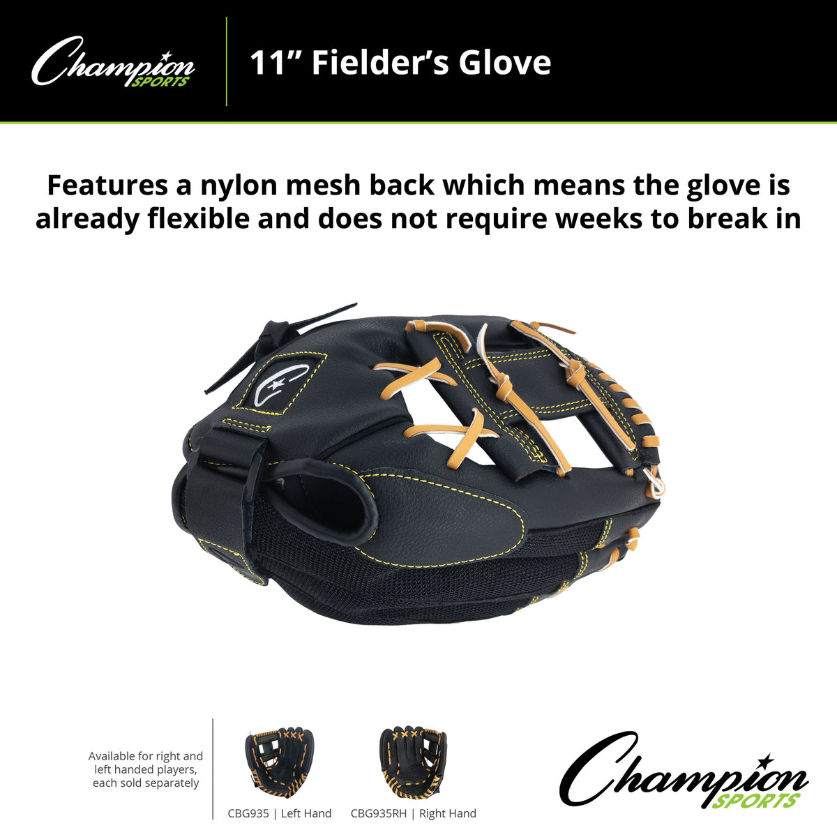 Champion Sports Physical Education Fielder's Glove