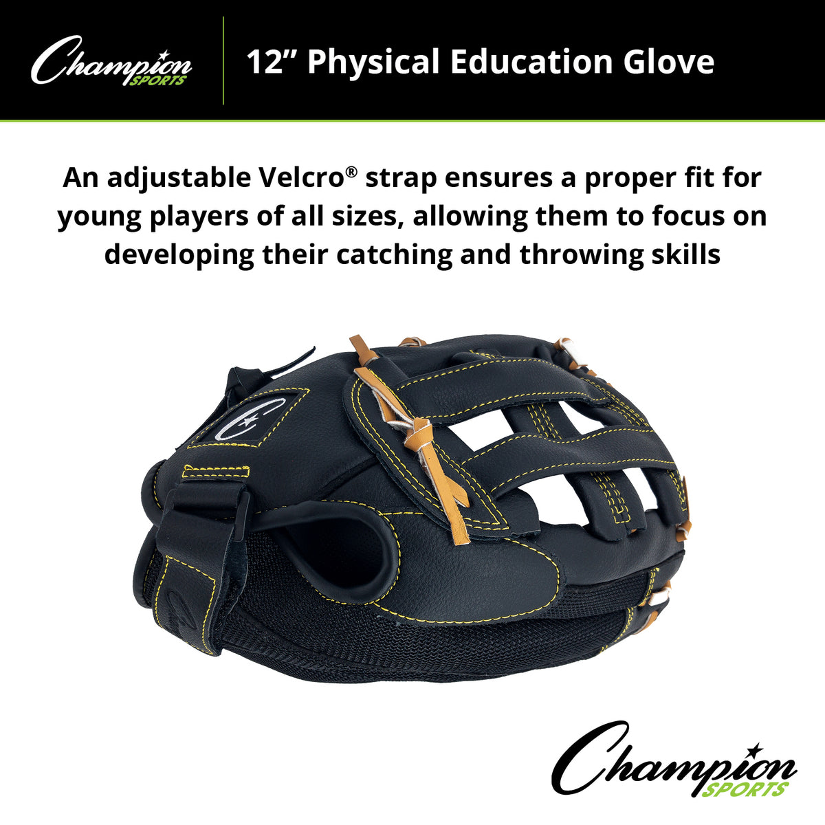 Champion Sports CBG940 12" Physical Education Fielder's Glove