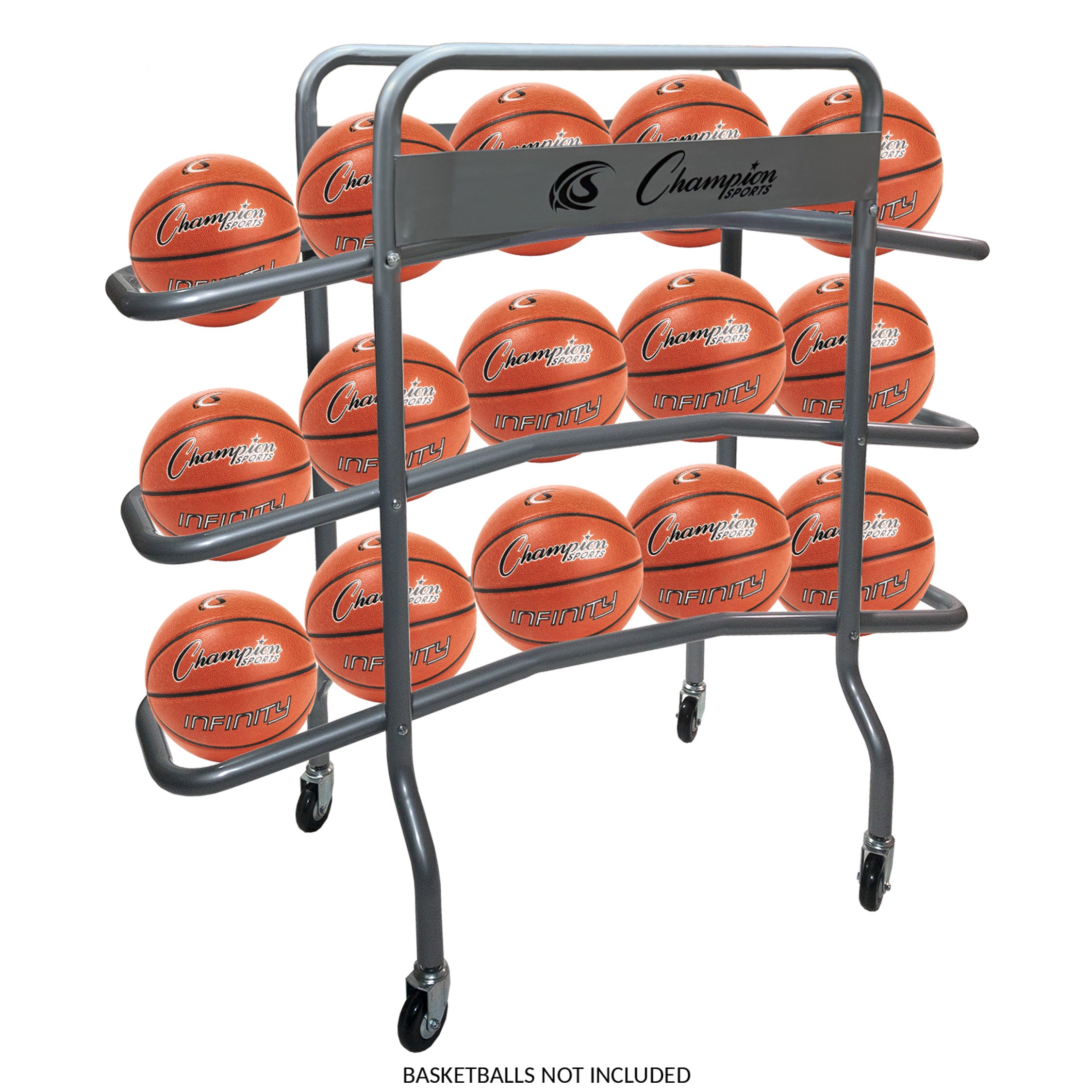 Champion Sports 3-Tier Pro Basketball Rack