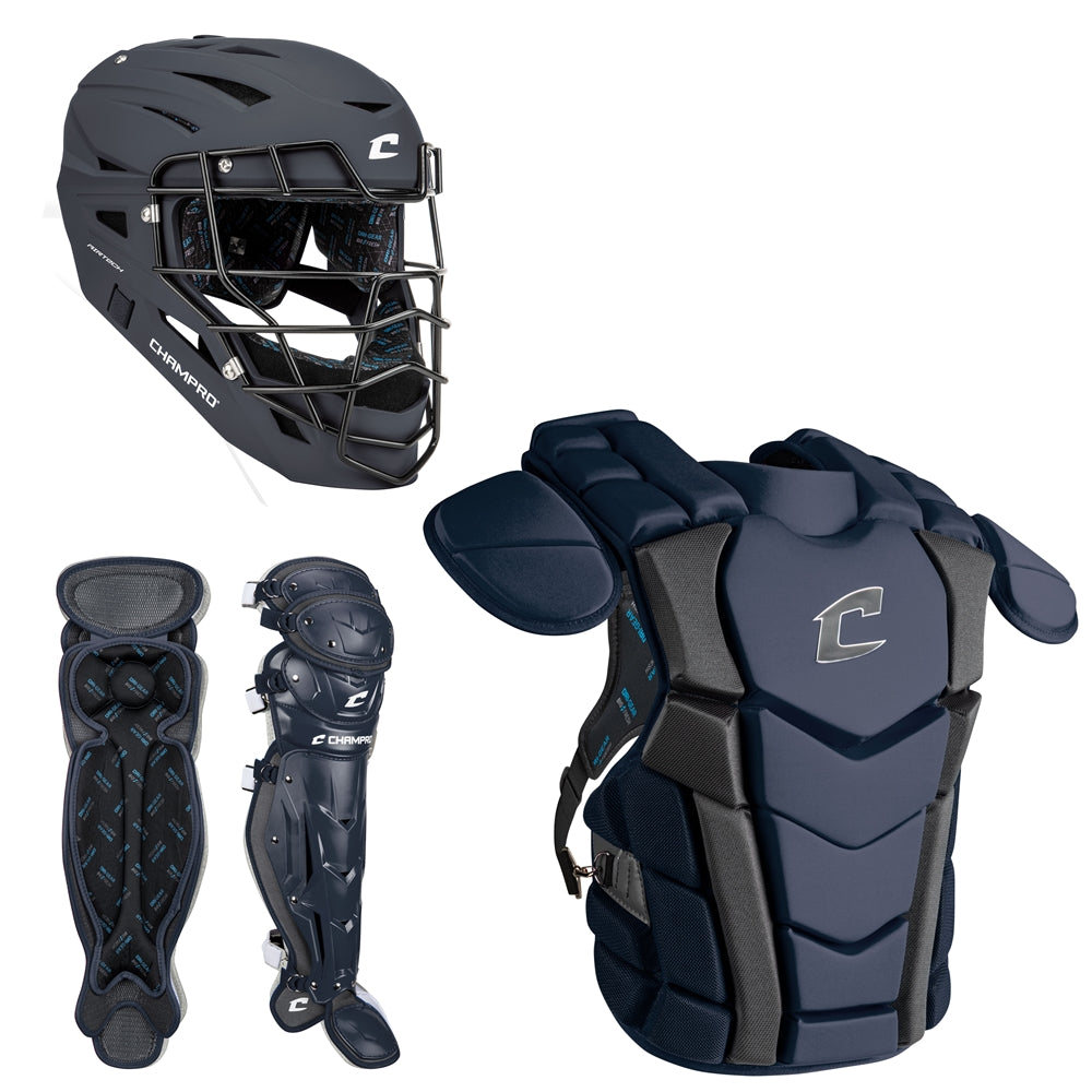 Champro Optimus Champion Plus Catcher's Kit - Navy