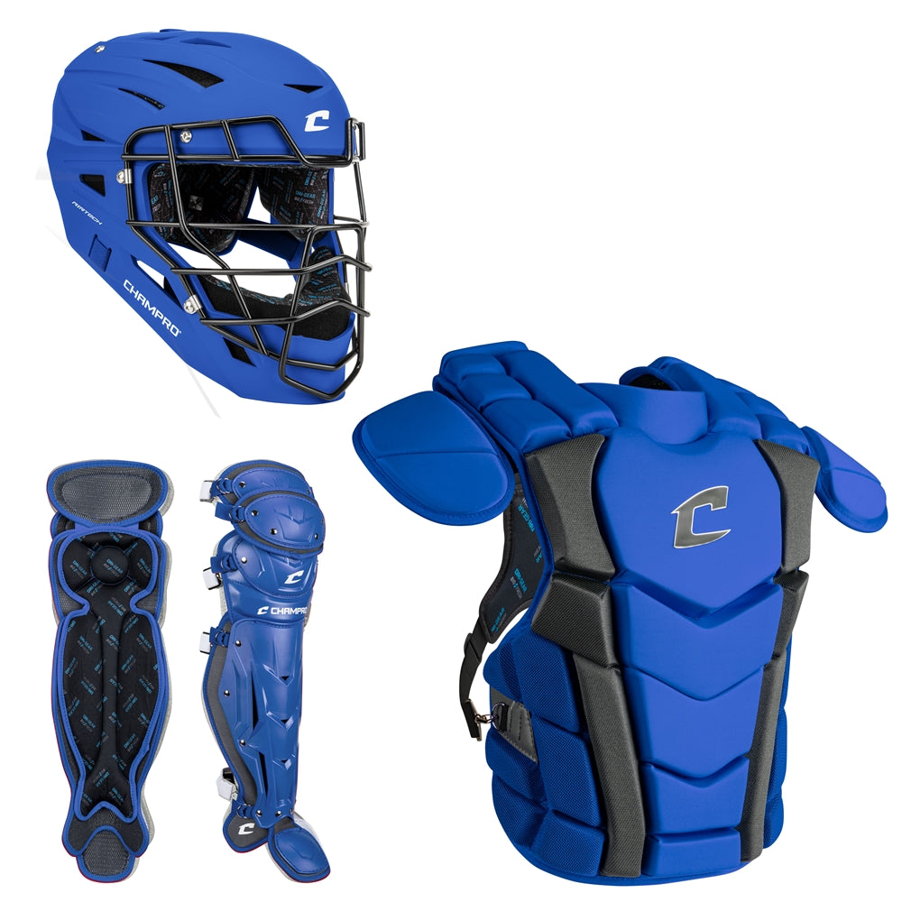 Champro Optimus Champion Plus Catcher's Kit - Royal