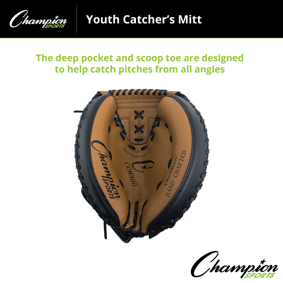 Champion Sports Catcher's Mitt