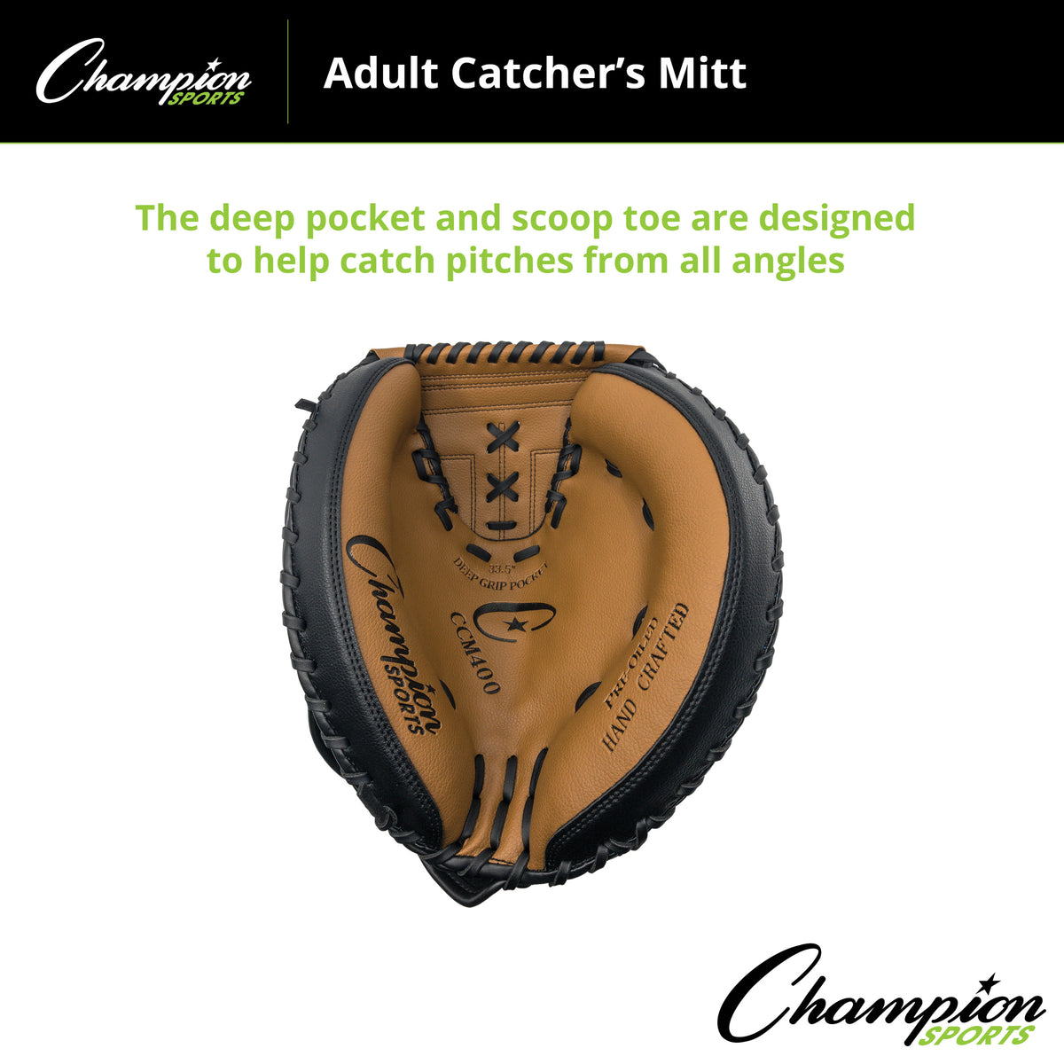 Champion Sports Catcher's Mitt