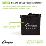Champion Sports Tournament Series Bocce Set