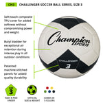 Champion Sports Challenger Soccer Ball - Size 3
