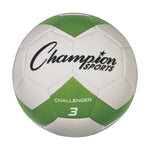 Champion Sports Challenger Soccer Ball - Size 3 - Green