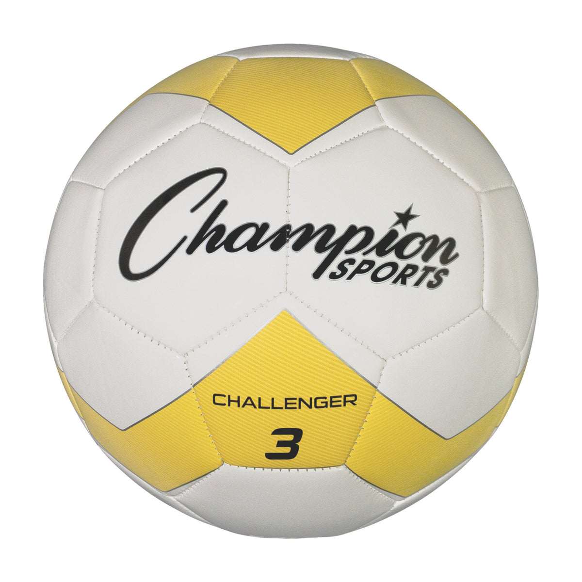 Champion Sports Challenger Soccer Ball - Size 3 - Yellow