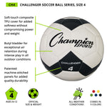 Champion Sports Challenger Soccer Ball - Size 4