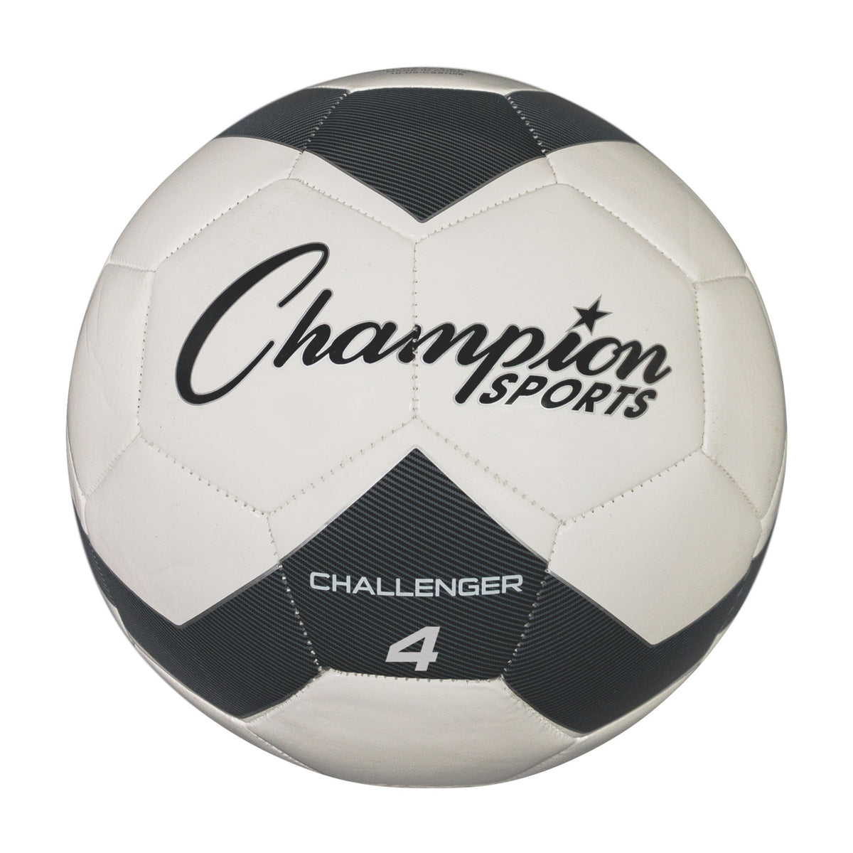 Champion Sports Challenger Soccer Ball - Size 4 - Black