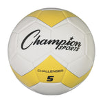 Champion Sports Challenger Soccer Ball - Size 5 - Yellow